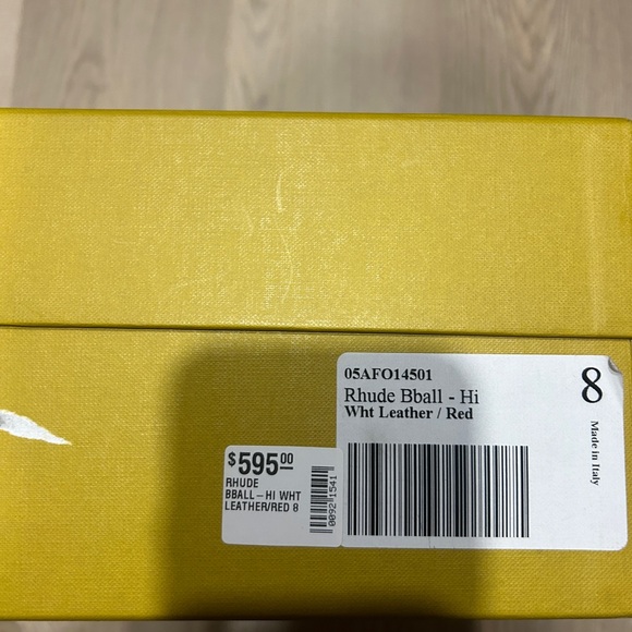 Rhude basketball shoes, deadstock, brand new in box - Picture 4 of 9